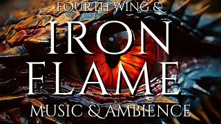 Iron Flame Reading Playlist  Fourth Wing Ambience [upl. by Eadahc885]