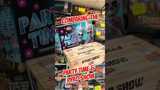 Comparing  Party Time amp Pyro Show  firework Crates fireworks [upl. by Erdah]