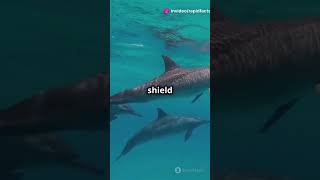 Dolphins Using Tools 🐬🧠 animalshorts facts dolphinfacts bottlenosedolphin dolphinintelligence [upl. by Hiamerej747]