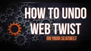 How to Fix an ALR Web Twist in your Seat Belt [upl. by Yelrehs]