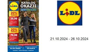 Gazetka Lidl PL  21102024  26102024  Od poniedziałku [upl. by Nilyac]