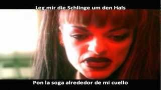 Oomph Fieber ftNina Hagen  Lyrics EspañolAlemán [upl. by Analat]