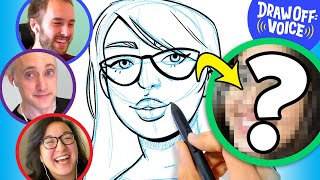 Animator Vs Cartoonist Draw A Stranger Based On Voice Karina • DrawOff Voice [upl. by Tammy]