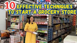 10 EFFECTIVE TECHNIQUES TO START A GROCERY STORE  SOLLES G [upl. by Thayne]