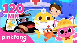 BEST 2023 Stories amp Play for Kids  Baby Shark Car Hospital and More  Pinkfong Baby Shark [upl. by Ransom773]