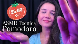 ASMR 2 HORAS POMODORO TIMER  TÃ‰CNICA PARA CONCENTRAÃ‡ÃƒO ESTUDOS FOCO RELAXAR DORMIR [upl. by Ati]