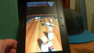 10 Pin Shuffle Bowling  BlackBerry Playbook Game Review [upl. by Caye]