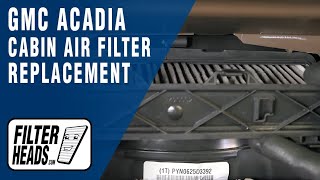 How to Replace Cabin Air Filter 2015 GMC Acadia  AQ1205C [upl. by Akeihsat]