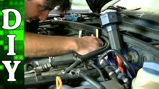 How to Remove and Replace a Coolant Temperature Sensor  VW Passat Jetta Audi A4 A6 18L Engine [upl. by Christensen]