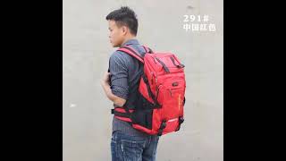 ￼Large Capacity Mountaineering Bag 50L Boarding Backpack Outdoor Travel Luggage [upl. by Theone668]