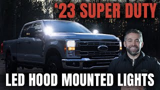 How To Install LED Hood Lights For Your 2023 Ford Super Duty From F150LEDscom [upl. by Yltsew]