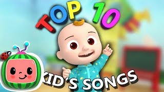 Top 10 Popular Kids Songs  More Nursery Rhymes amp Kids Songs  CoComelon [upl. by Rorie]