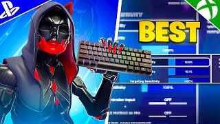 NEW Best Keyboard SETTINGS  Sensitivity In Chapter 6 Fortnite Tutorial [upl. by Bobbi684]