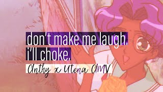 dont make me laugh ill choke Anthy x Utena AMV RoseColored Boy [upl. by Ahron208]