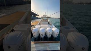 Pursuit S 428 wQuad 450hp Yamaha Engines❤️‍🔥 centerconsole boat yacht outboards [upl. by Alfeus]