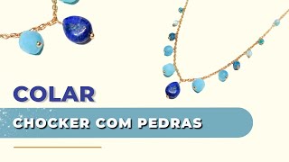 Colar Chocker Fácil e Rápido de Fazer [upl. by Assyla]