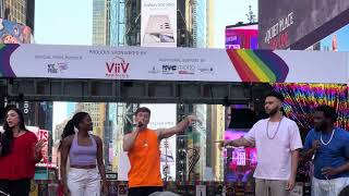 Hamilton sings at Broadway Pride with Thayne Jasperson et al [upl. by Avilo]