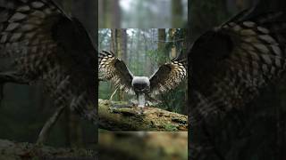 This Enormous Great Gray Owl 🦉 is Hunting Tasty Rodents 🐭 in the Taiga [upl. by Ecyle]