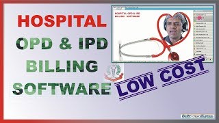 Hospital OPD amp IPD Billing Software  Hospital Management System [upl. by Milka]