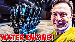 Elon Musks Revolutionary Water Engine The End of Battery Cars 🌍🚗💧 [upl. by Dougall]