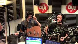 Session acoustique OÜI FM The Klaxons  Echoes  Wonderful Life reprise  Blackm4v [upl. by Osmen910]