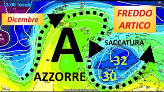 METEO  NUCLEO GELIDO ARTICO IN ARRIVO NEL MEDITERRANEO SABATO SERA CONFERME PER NEVE A QUOTE BASSE [upl. by Orelee]