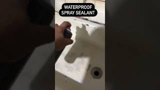 Effective waterproof spray sealant for steel sink and roof [upl. by Ayotna969]