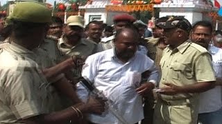 Yogi in Gorakhpur Man tries to selfimmolate outside temple [upl. by Gulick]