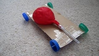 How to Make an Air Powered Balloon Car [upl. by Stargell413]