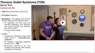 Costoclavicular Test Military Brace Test Edens Test  Rationale amp Interpretation [upl. by Orford]