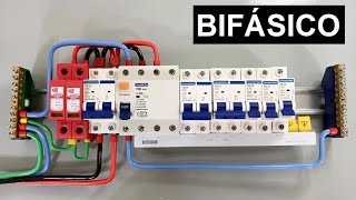 Instalação de quadro de distribuição BIFÁSICO  Aula completa [upl. by Orran]