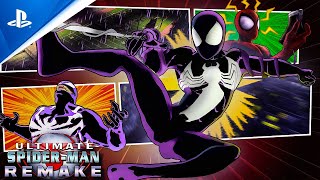 Ultimate SpiderMan REMAKE 2024  Opening Cutscene amp Symbiote Gameplay Concept Mods [upl. by Oettam]