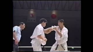 031 準々決勝 組手 後川聡之（正道会館 初段）VS中川敬介（正道会館 初段） [upl. by Adnuhsat]