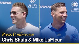 DC Chris Shula amp OC Mike LaFleur On Player Preparation At Training Camp Leading Up To 2024 Season [upl. by Van]