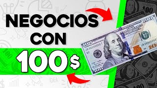 🤑 18 Negocios con MENOS de 100 DÓLARES que Puedes Iniciar HOY Mismo [upl. by Mosira]