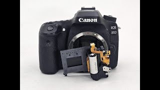 相机快门维修要多少钱？佳能80D报错ERR20 30 Canon Camera shutter repair [upl. by Duquette]