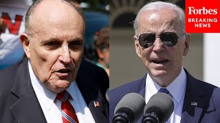 BREAKING NEWS Rudy Giuliani Announces Defamation Lawsuit Against President Biden [upl. by Held]