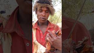 Bushmen Vs BushMeat PIG hadzabetribe africantribe africa wildlife animals shorts [upl. by Ynnot]