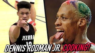 Dennis Rodman Jr More OFFENSIVE MINDED Than His Dad TRICK Inbound Play JSerra VS OLU [upl. by Yecats]