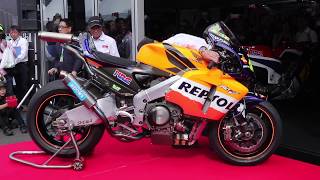 HONDA V5 RC211V 2002 MotoGP Exhaust Sound [upl. by Strepphon]