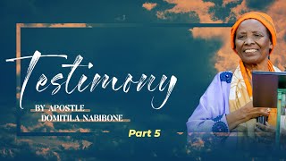 REPENTANCE BRINGS REFRESHMENT  Testimony  Part 5  Apostle Domitila NABIBONE [upl. by Aramahs]