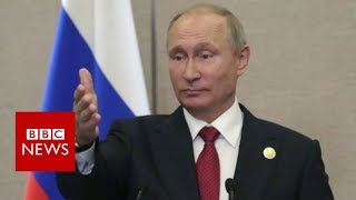 North Korea nuclear crisis Putin calls sanctions useless  BBC News [upl. by Emelina]