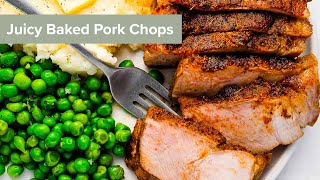 Learn How to Make Juicy Baked Pork Chops  Its Easy [upl. by Nosiram]