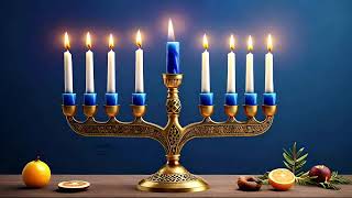 Happy Hanukkah 4K Animation  Celebrating with Music and Light [upl. by Podvin286]