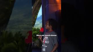 Kids interview the Explorer Guide at the Jurassic World The Exhibition at the Trafford Centre [upl. by Arimay]