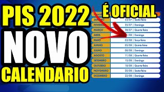 PIS 2022 CALENDÁRIO Novo calendário 2022 de pagamentos do Pis veja quando começam os pagamentos [upl. by Notsahc]