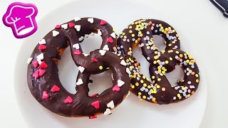 DIY Rezepte mit Brezeln 💕 DIY Inspiration Challenge 🎉 Brezel mit Schoko amp Deko [upl. by Noli]