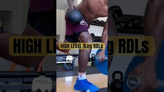 Elite 1 leg training for improved hip stability and end range hip strength hamstrings [upl. by Audun]