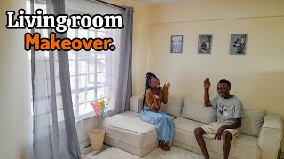 RENOVATING amp DECORATING Our LIVING ROOM  Living room makeover New House EP4 [upl. by Taber]