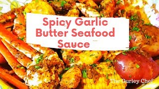 Spicy Garlic Butter Seafood Sauce [upl. by Einned]